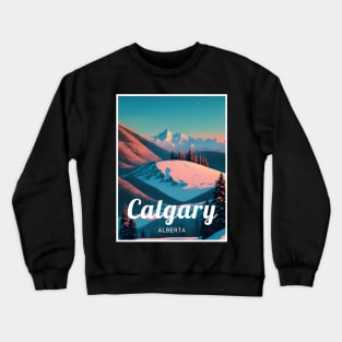 Calgary ski - Alberta Canada Crewneck Sweatshirt